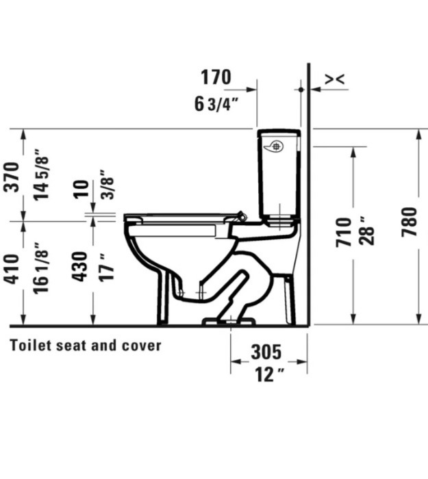 Duravit No.1 One-Piece Rimless Toilet 21950100U4 7 duravit toilet