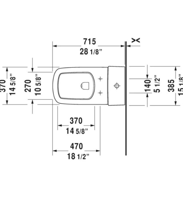 Duravit Durastyle One-Piece Dual Flush Toilet & Seat 9 Duravit Durastyle One-Piece Dual Flush Toilet & Seat - Image 4
