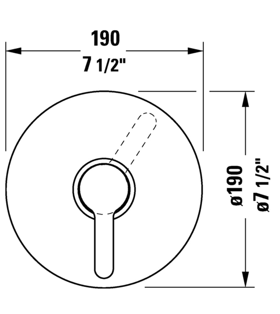 Duravit B.1 Pressure Balance Shower Complete Kit 11 Duravit B.1 Pressure Balance Shower Complete Kit - Image 6
