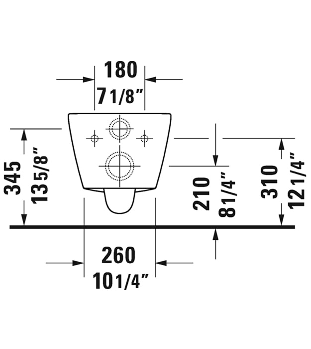 Duravit D-Neo Complete Wall-Hung Toilet Kit 10 Duravit D-Neo Complete Wall-Hung Toilet Kit - Image 5