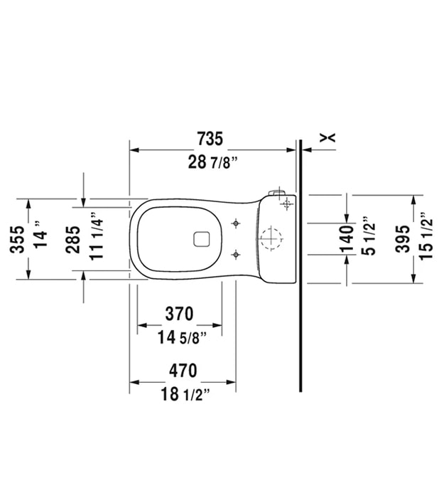 Duravit D-Code Toilet One-Piece With Seat 7 Duravit D-Code Toilet One-Piece With Seat - Image 2