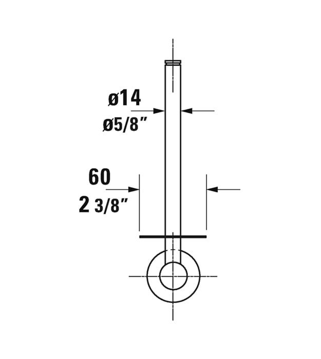 Duravit D-Code Spare Toilet Paper Holder 0099151000 8 Duravit D-Code Spare Toilet Paper Holder 0099151000 - Image 3