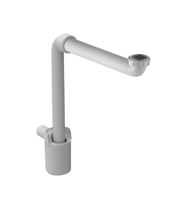 Duravit Space-Saving Compact Siphon 005076 5 Duravit space-saving compact siphon 0050760000