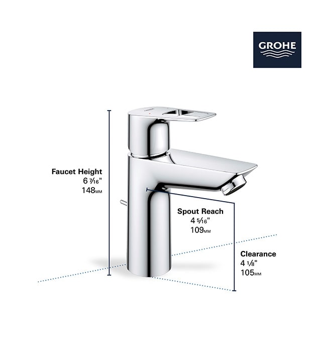 Grohe Bauloop Single Hole Faucet M-Size 9 Grohe Bauloop Single Hole Faucet M-Size - Image 4