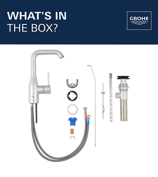 Grohe Essence Single Side-Handle Sink Faucet L-Size 12 Grohe Essence Single Side-Handle Sink Faucet L-Size - Image 7