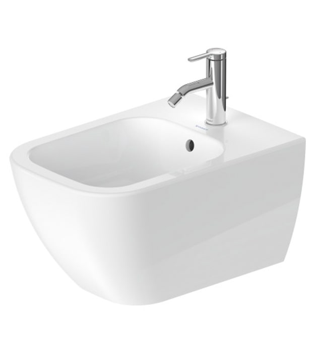Duravit Happy D.2 Wall Hung Bidet Anthracite Or White 4 Happy D.2 wall hung bidet