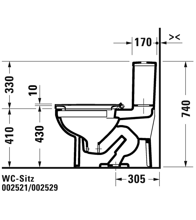 Duravit No.1 One-Piece Rimless Toilet With Seat 7 Duravit No.1 One-Piece Rimless Toilet With Seat - Image 2