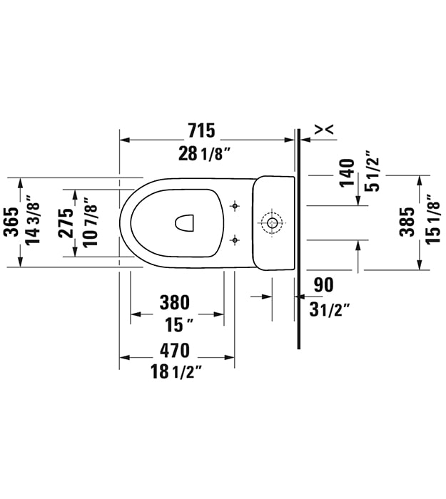 Duravit No.1 One-Piece Rimless Toilet With Seat 8 Duravit No.1 One-Piece Rimless Toilet With Seat - Image 3