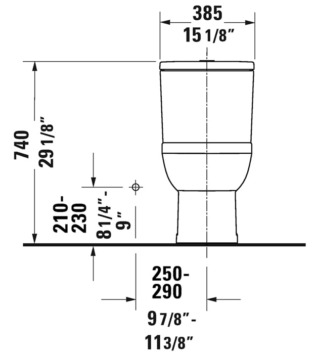 Duravit No.1 One-Piece Rimless Toilet With Seat 9 Duravit No.1 One-Piece Rimless Toilet With Seat - Image 4
