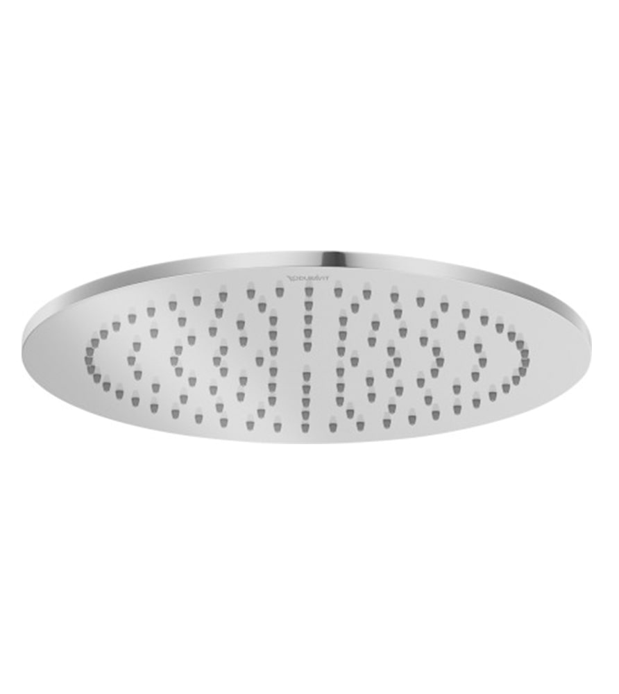 Duravit Stainless Steel Shower Heads Round 3 round stainless steel shower heads