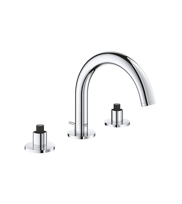 Grohe Atrio New Low-Arc Widespread Faucet S-Size 9 Grohe Atrio Low-Arc Widespread Faucet