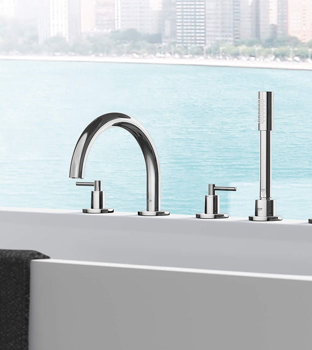 Grohe Atrio New Low-Arc Widespread Faucet S-Size 16 Grohe Atrio New Low-Arc Widespread Faucet S-Size - Image 11