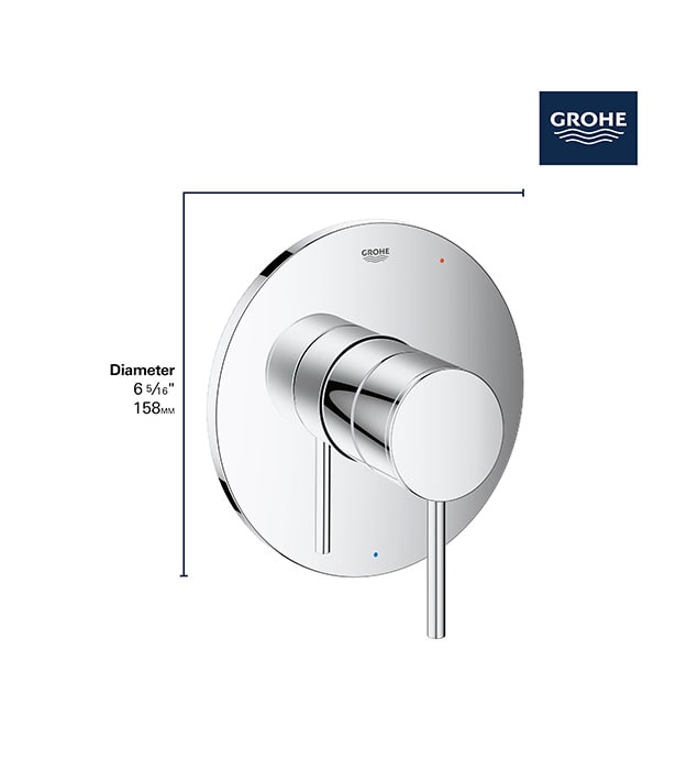 Grohe Atrio Pressure Balance Bath Shower Trim 10 Grohe Atrio Pressure Balance Bath Shower Trim - Image 5