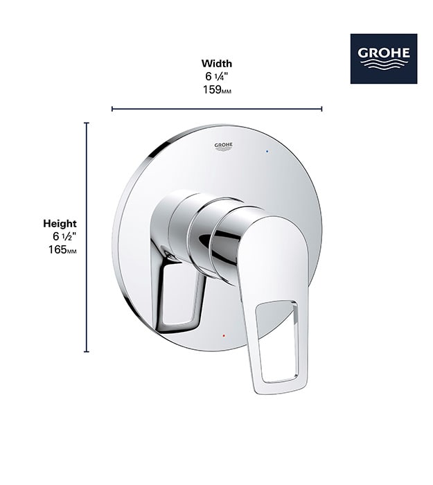 Grohe BauLoop Shower Pressure Balance Trim 8 Grohe BauLoop Shower Pressure Balance Trim - Image 3