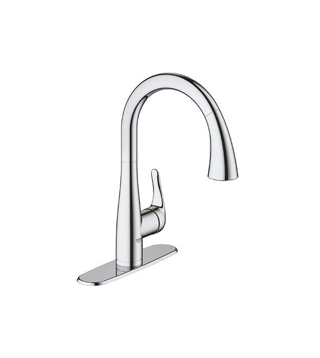 Grohe Elberon Pull-Down High-Arc Kitchen Tap 9 Grohe Elberon high-arc kitchen tap