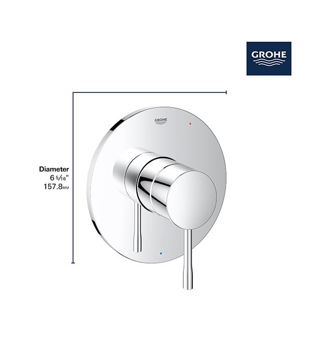 Grohe Essence Pressure Balance Shower Valve Trim 16 Grohe Essence Pressure Balance Shower Valve Trim - Image 11
