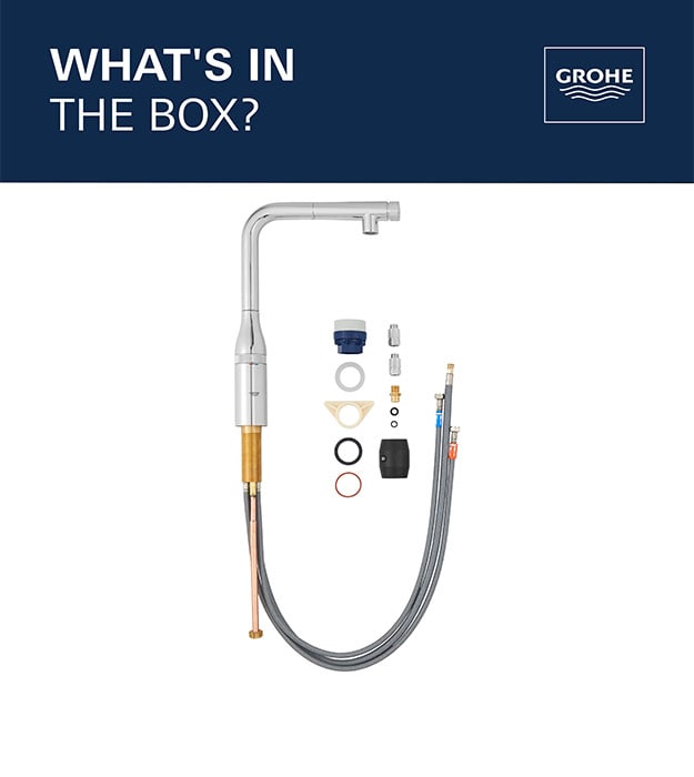 Grohe Essence New SmartControl Pull-Out Kitchen Tap 8 Grohe Essence New SmartControl Pull-Out Kitchen Tap - Image 3