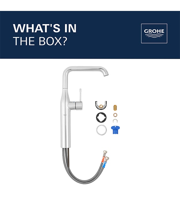 Grohe Essence New Single-Hole Vessel Sink Faucet 12 Grohe Essence New Single-Hole Vessel Sink Faucet - Image 7