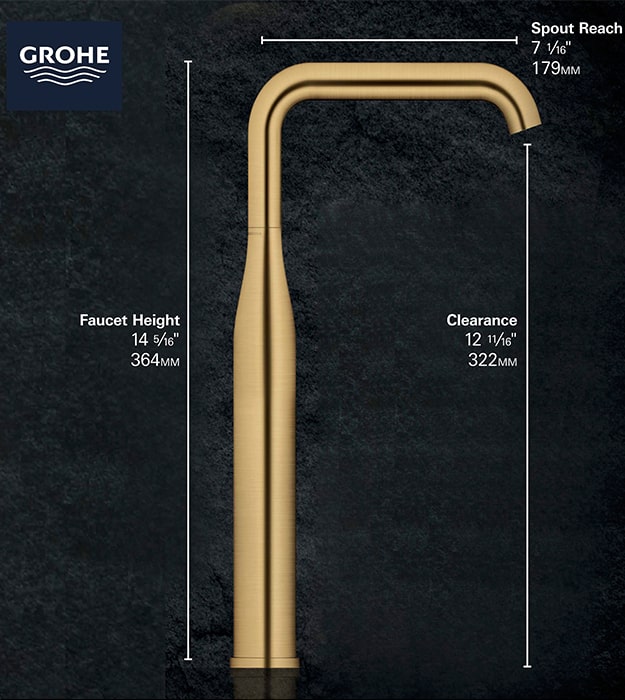 Grohe Essence New Single-Hole Vessel Sink Faucet 13 Grohe Essence New Single-Hole Vessel Sink Faucet - Image 8