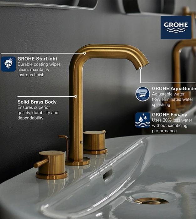 Grohe Essence New Widespread Sink Faucet 11 Grohe Essence New Widespread Sink Faucet - Image 6