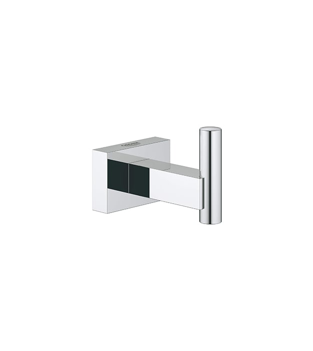 Grohe Essentials Cube Robe Hook Chrome main-min