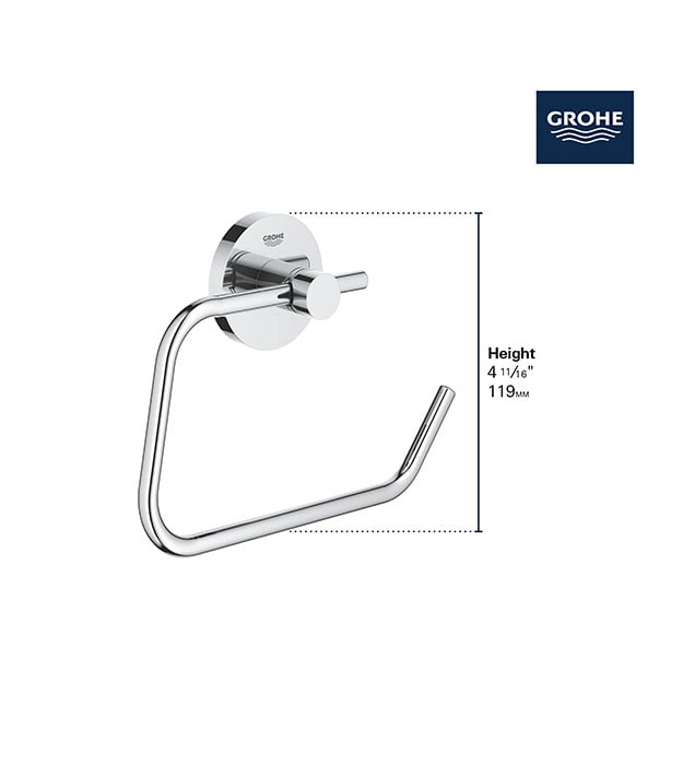 Grohe Essential Paper Towel Holder 10 Grohe Essential Paper Towel Holder - Image 5