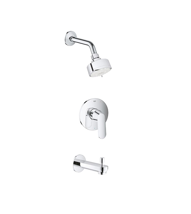 Grohe EuroSmart Pressure Balance Bath Faucet Set 6 Grohe EuroSmart Bath Faucets Set