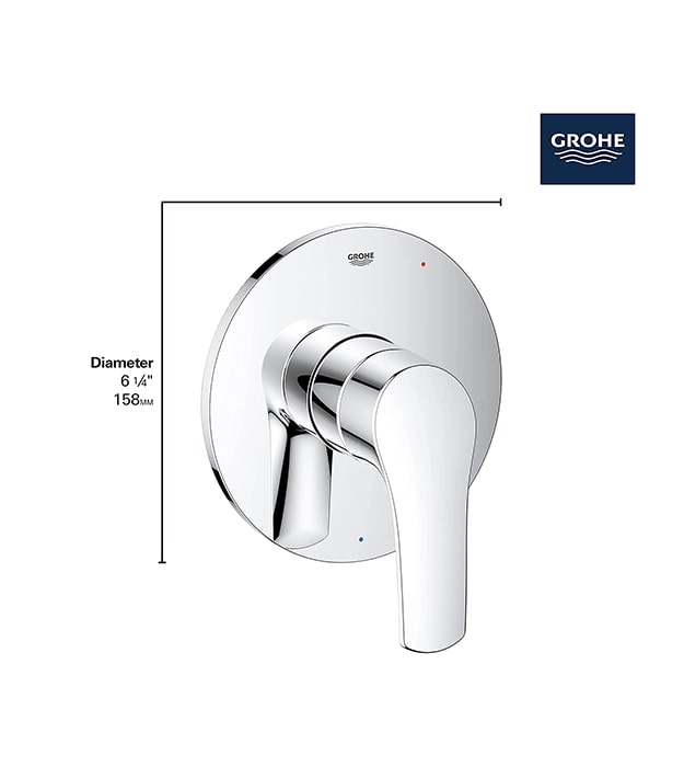 Grohe EuroSmart Pressure Balance Shower Trim 10 Grohe EuroSmart Pressure Balance Shower Trim - Image 5