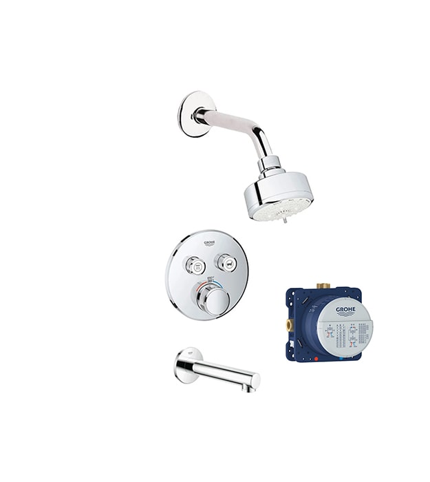 Grohe GrohTherm SmartControl Shower Facuet Bundle