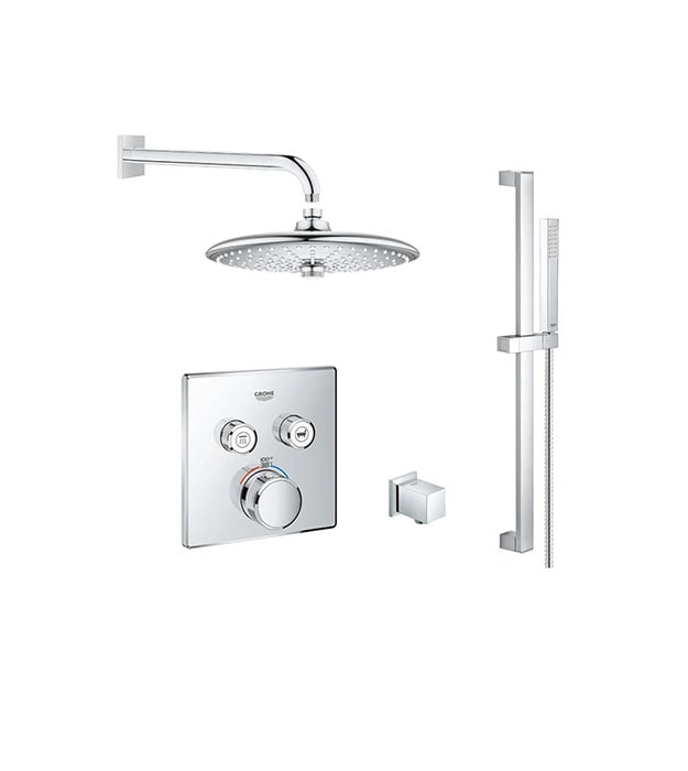 Grohe GrohTherm Thermostatic 2-Way Shower System
