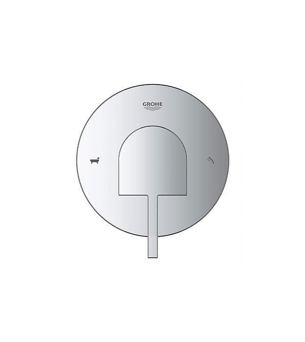 Grohe Plus 2-Way Diverter Trim 8 Grohe Plus 2-Way Diverter Trim Chrome S2-min