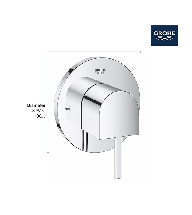 Grohe Plus 2-Way Diverter Trim 11 Grohe Plus 2-Way Diverter Trim S1-min
