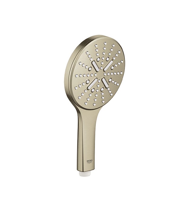 Grohe SmartActive Round Hand Shower 9 Grohe Round SmartActive Hand Shower Brushed Nickel-min