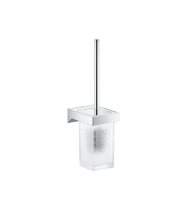 Grohe Selection Cube Toilet Brush Set 40857000 15 Grohe Selection Cube Toilet Brush Set