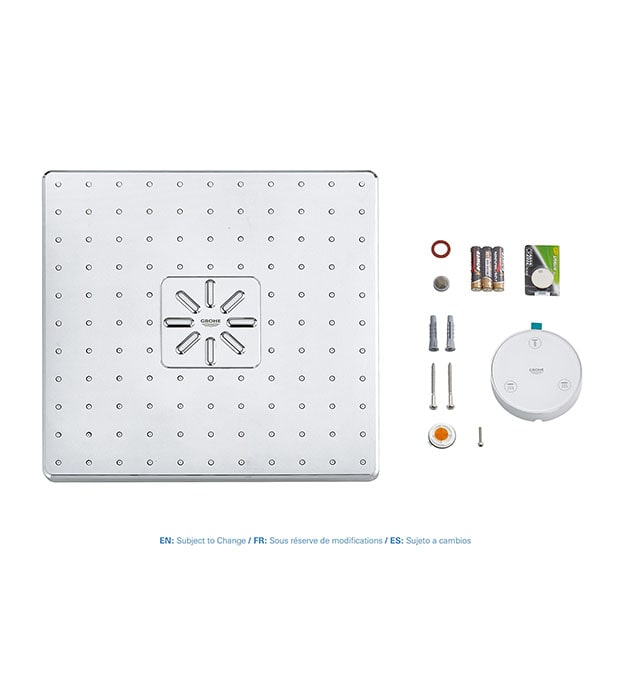 Grohe SmartConnect Square Wireless Shower Head 7 Grohe SmartConnect Square Touch Shower Head S1-min