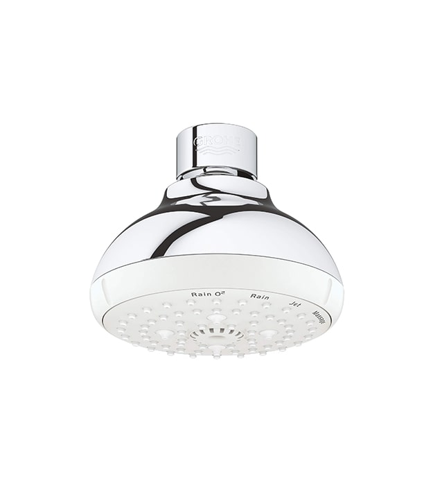 Grohe Tempesta 100 Round 4-Setting Shower Head 15 Grohe Tempesta 100 Round 4-Setting Shower Head