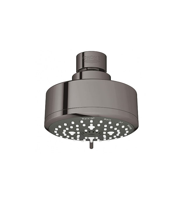 Grohe Tempesta 100 Modern 4-Setting Shower Head 8 Grohe Tempesta 100 Modern Shower Head Hard Graphite-min