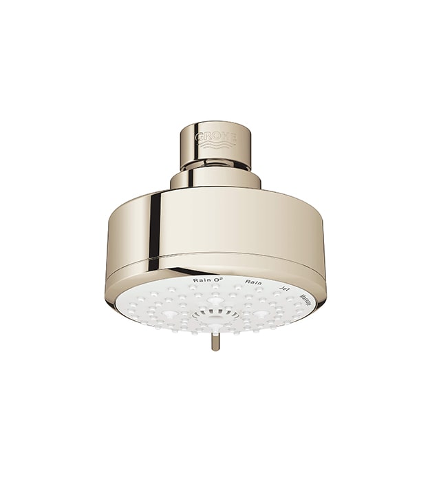 Grohe Tempesta 100 Modern 4-Setting Shower Head 11 Grohe Tempesta 100 Modern Shower Head Polished Nickel-min