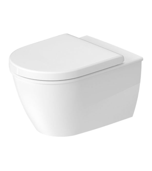 Duravit Darling New Compact Wall Mount Toilet With Seat 3 Duravit Darling New Compact Wall Mount Toilet With Seat