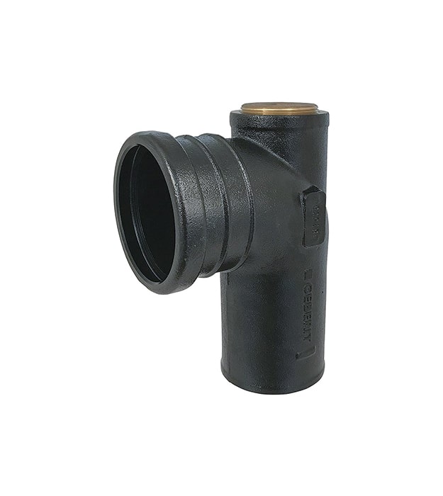 Geberit 367.072.18.1 Cast Iron Waste Fitting Outlet Bend