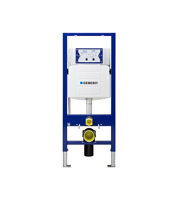 Geberit Sigma DuoFix 2" x 6" Concealed Toilet Tank 5 Geberit DuoFix 2x4 Dual Flush Toilet Tank System