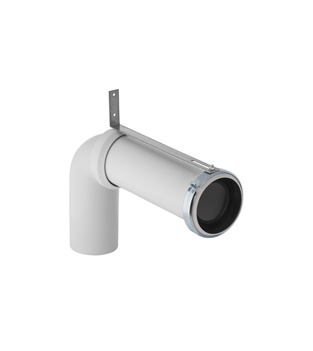 Geberit PP connector set with bend for floor-mount toilets 152.647.00.1