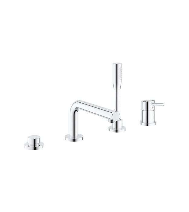 Grohe Concetto 4-Hole Rim-Mounted Tub Faucet 2 Grohe Concetto 4-Hole Rim-Mounted Tub Faucet Chrome