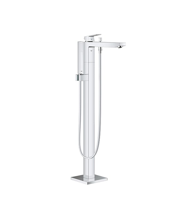 Grohe EuroCube Freestanding Modern Tub Filler 23672001 3 Grohe EuroCube Modern Tub Filler