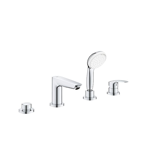 Grohe EuroSmart 4-Hole Deck-Mount Tub Faucet 6 Grohe EuroSmart 4-Hole Deck-Mount Tub Faucet Chrome-min