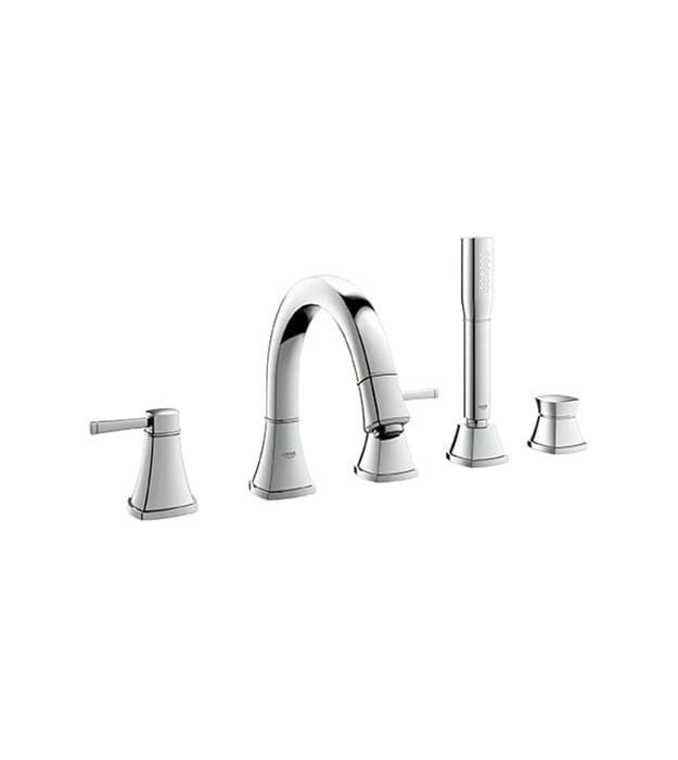 Grohe Grandera 5-Hole Rim-Mount Bathtub Faucet 17 Grohe Grandera Rim-Mount Bathtub Faucet