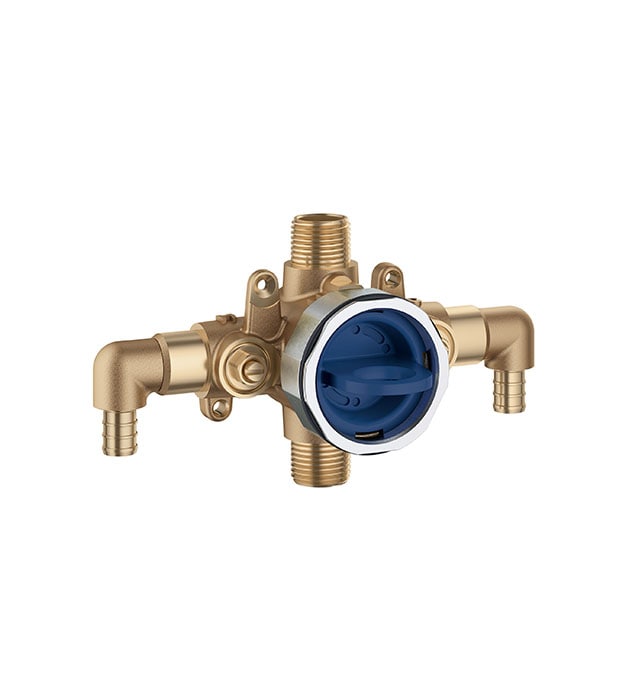 Grohe GrohSafe 3.0 Rough-In Valve Pressure Balance 11 Grohe GrohSafe 3 PB Rough-In Valve 1-2 inlets outlets Pex Crimp - Universal-min