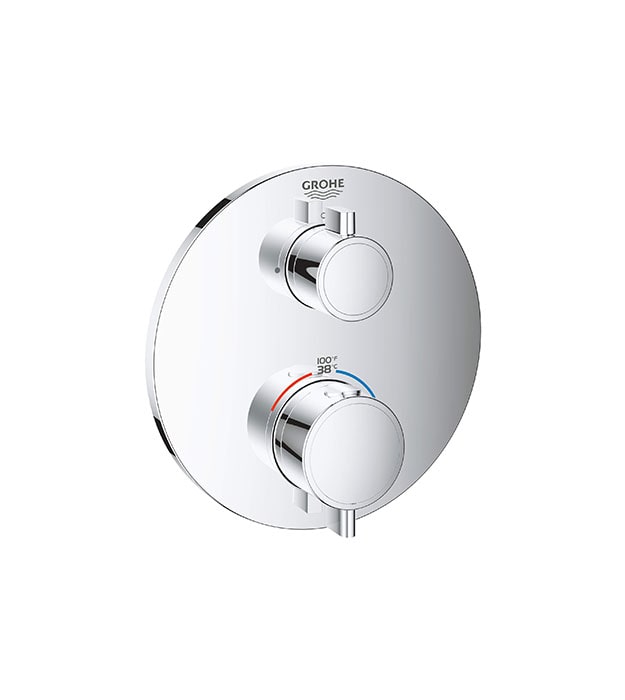 Grohe GrohTherm Round Thermostatic Valve Trim