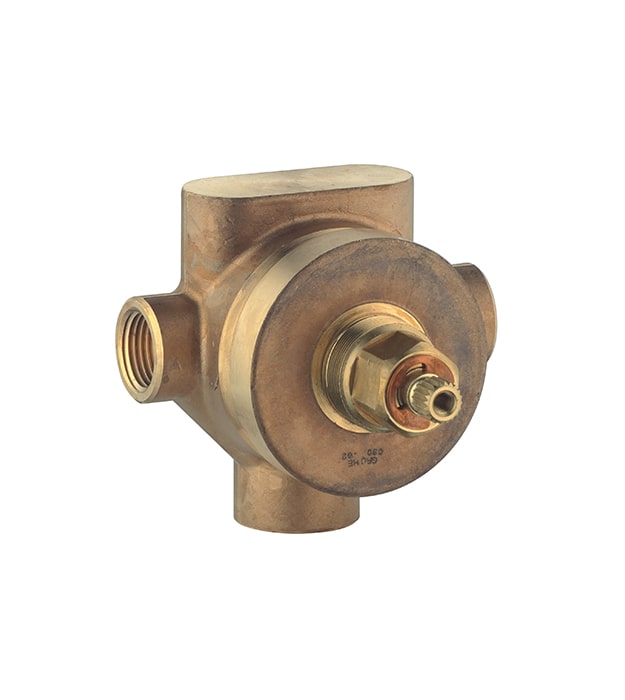 Grohe Non-Rapido Up Stream 2-Way Diverter Valve 6 Grohe Non-Rapido 3-Way Diverter Valve