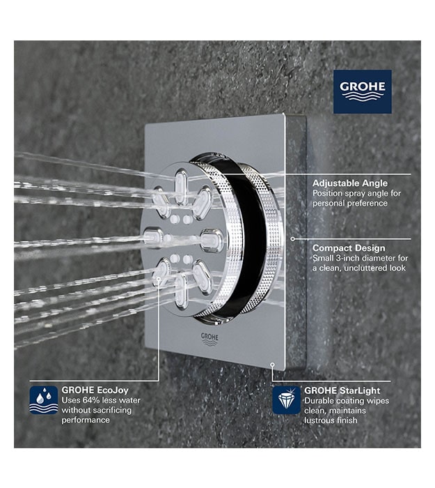 Grohe Rainshower Aqua Square Shower Body Spray 12 Grohe Rainshower Aqua Square Shower Body Spray S2-min